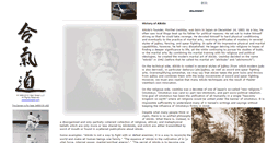 Desktop Screenshot of aikidohistory.com